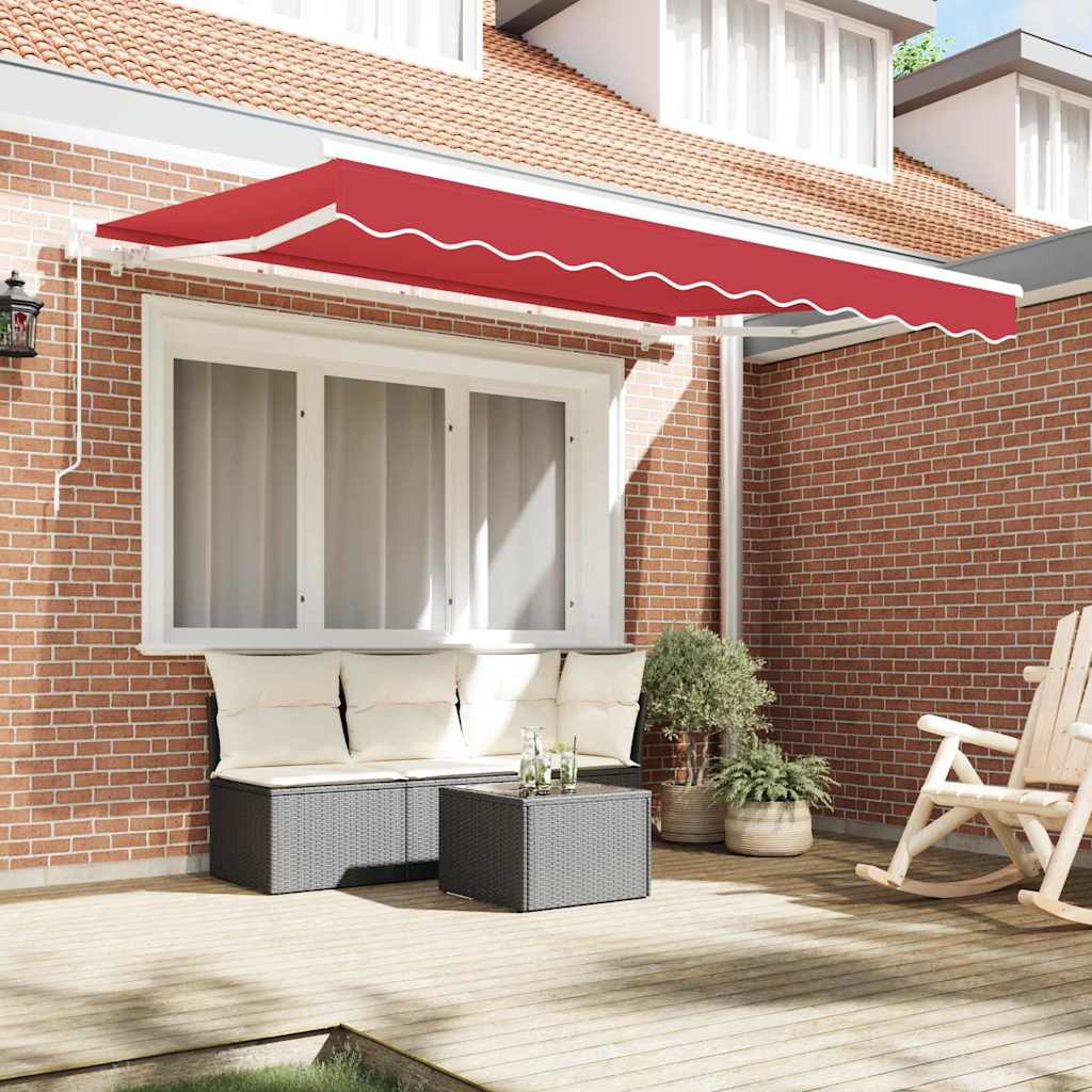 Vidaxx Ersatztuch für Markise rot 330 x 245 cm Polyester