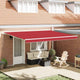Vidaxx Ersatztuch für Markise rot 430 x 345 cm Polyester