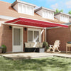Vidaxx Ersatztuch für Markise rot 430 x 345 cm Polyester
