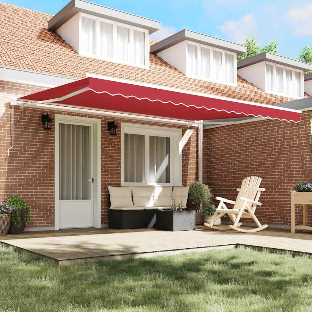 Vidaxx Ersatztuch für Markise rot 430 x 345 cm Polyester