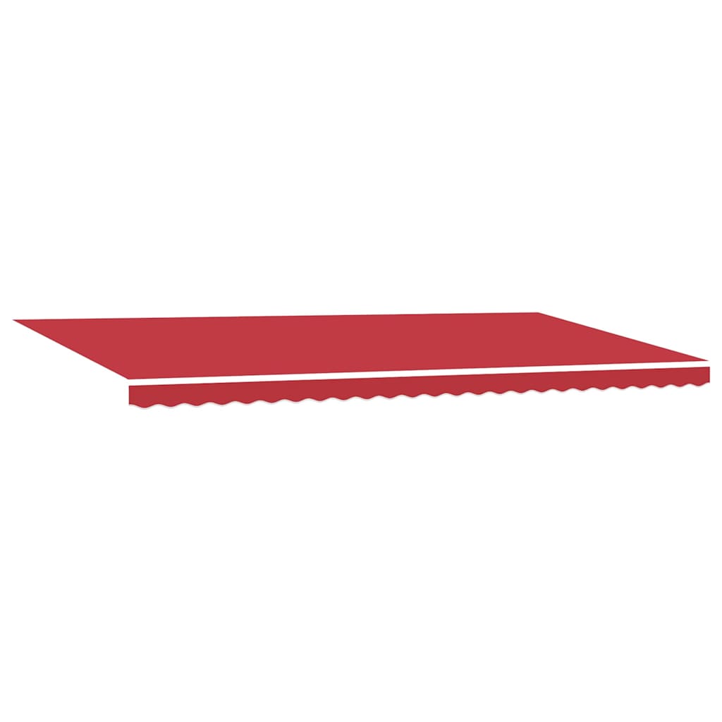 Vidaxx Ersatztuch für Markise rot 580 x 295 cm Polyester