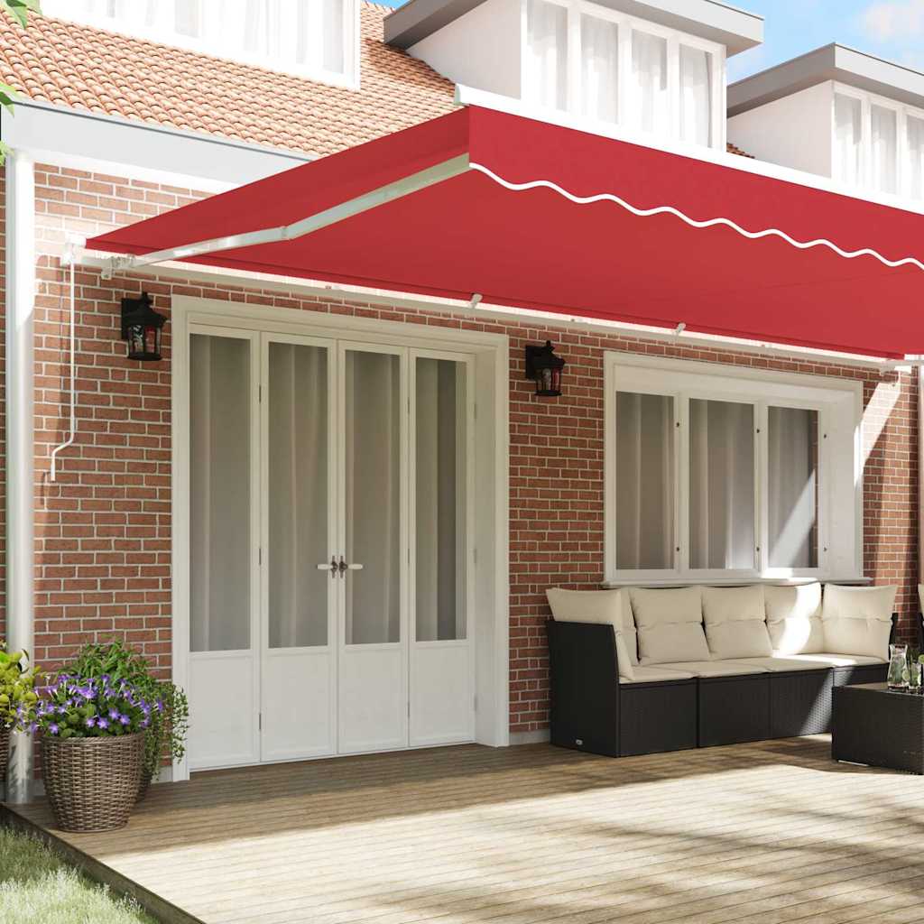 Vidaxx Ersatztuch für Markise rot 580 x 345 cm Polyester