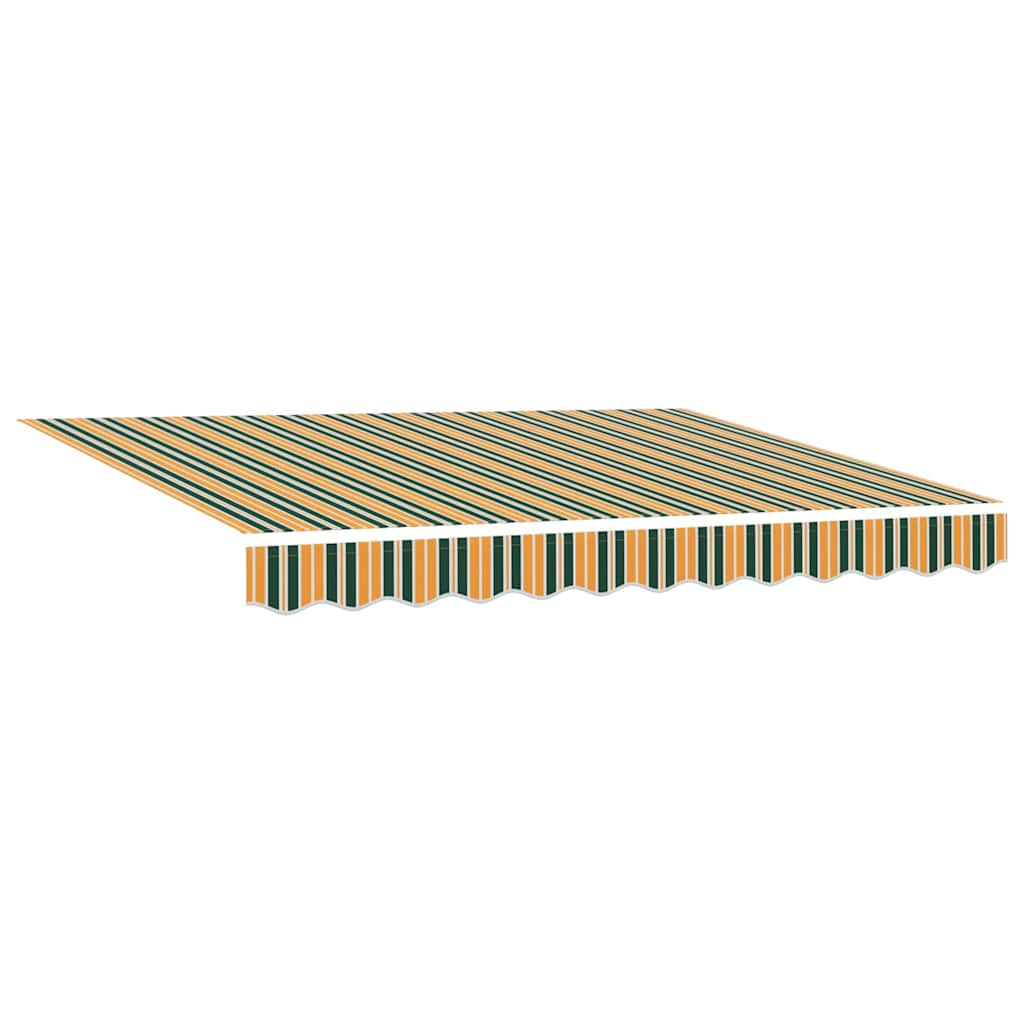 Vidaxx Ersatztuch für Markise grün und gelb 280 x 245 cm