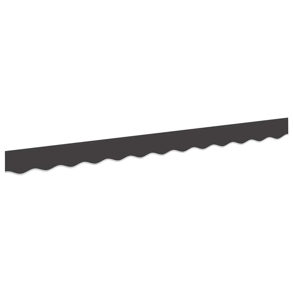 Vidaxl Marquis Volant Anthrazit 580 x 20 cm Leinwand