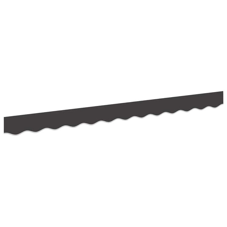 Vidaxl Marquis Volant Anthrazit 580 x 20 cm Leinwand