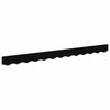 Vidaxl Marquis Volant schwarz 580 x 20 cm Leinwand