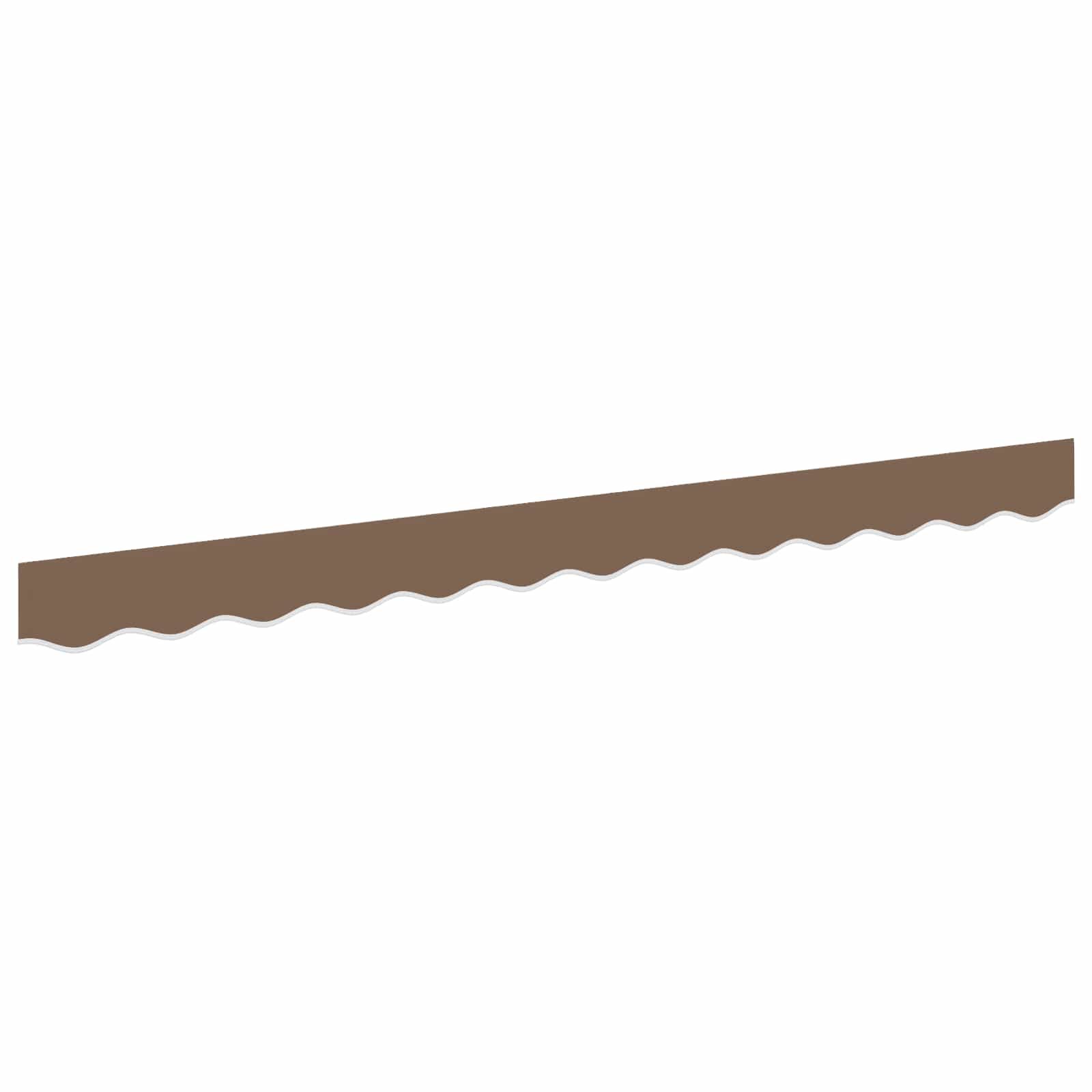 Vidaxl Marquis Volant Beige 580 x 20 cm Leinwand