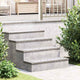 Vidaxx Treppenstufe rechteckig 4 Stk. Silber 70 x 20 cm Aluminium