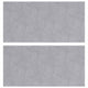 VidaXL Treppenstufe rechteckig 2 Stk. Silber 50 x 25 cm Aluminium