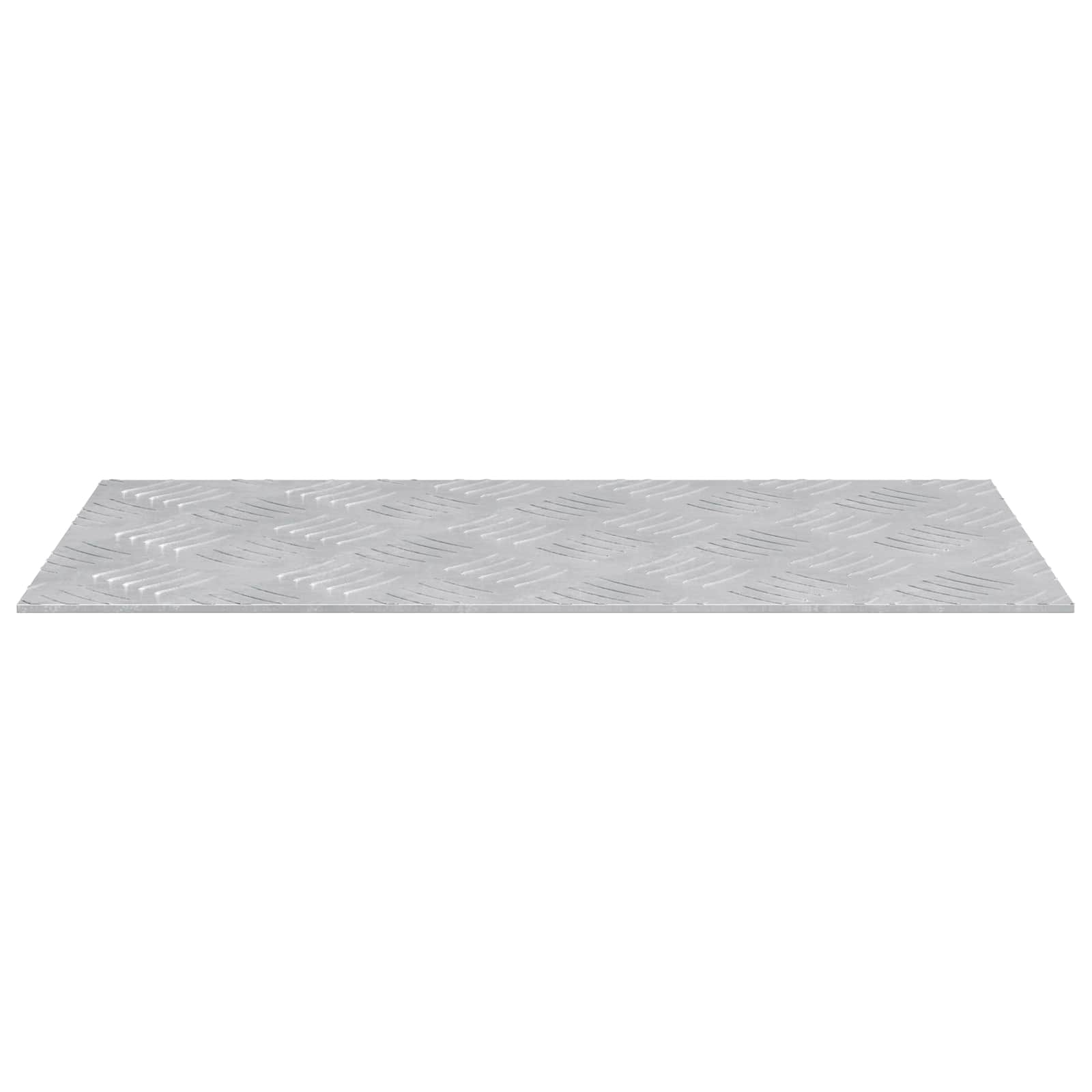 VidaXL Treppenstufe rechteckig 2 Stk. Silber 50 x 25 cm Aluminium