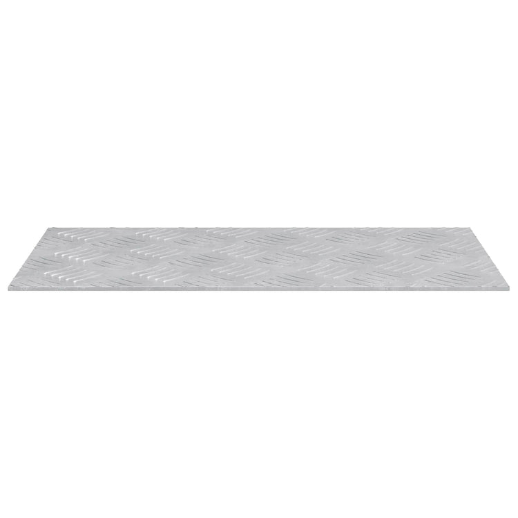 VidaXL Treppenstufe rechteckig 2 Stk. Silber 50 x 25 cm Aluminium