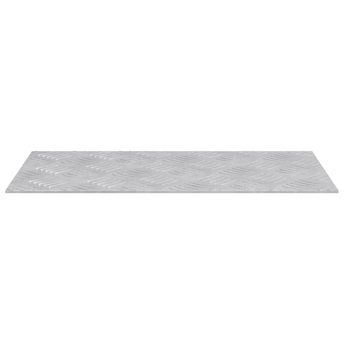 VidaXL Treppenstufe rechteckig 4 Stk. Silber 50 x 25 cm Aluminium