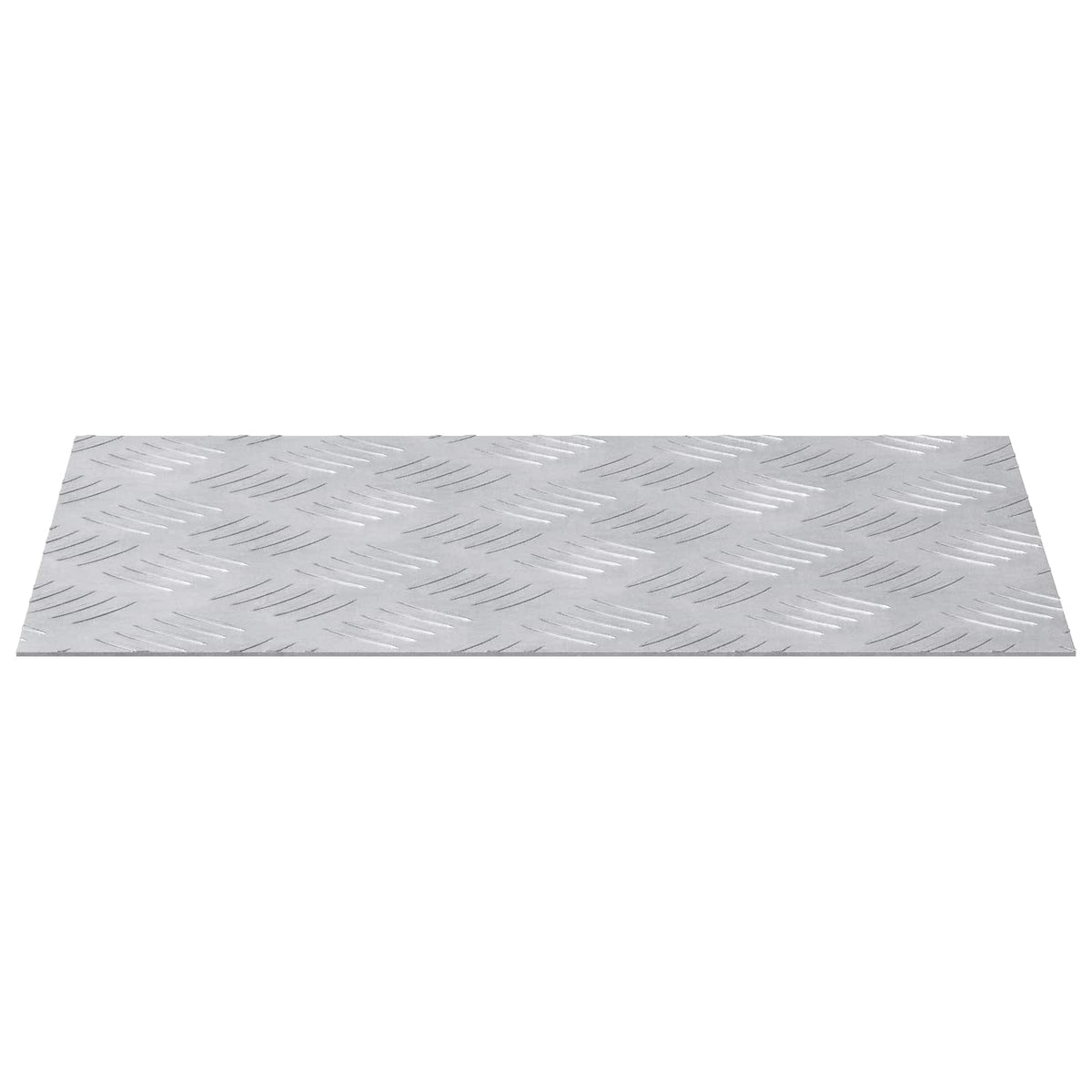Vidaxx Treppenstufe rechteckig 2 Stk. Silber 40 x 30 cm Aluminium