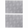 Vidaxx Treppenstufe rechteckig 2 Stk. Silber 40 x 30 cm Aluminium