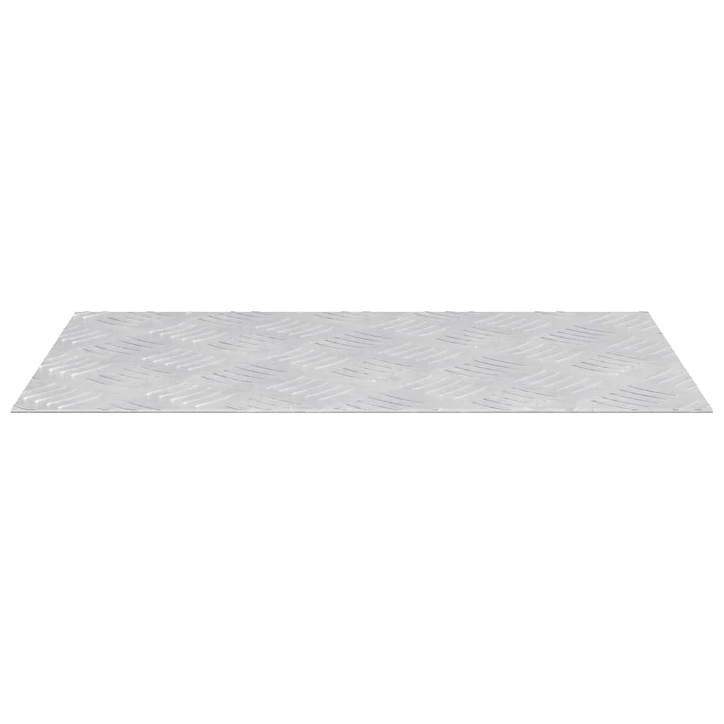 Vidaxx Treppenstufe rechteckig 4 Stk. Silber 50 x 30 cm Aluminium