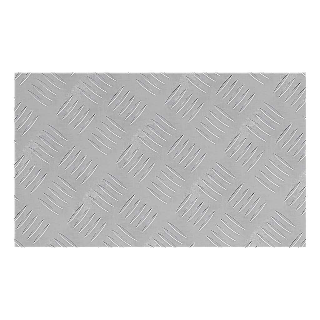 Vidaxx Treppenstufe rechteckig 4 Stk. Silber 50 x 30 cm Aluminium