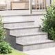 Vidaxx Treppenstufe rechteckig 2 Stk. Silber 60 x 30 cm Aluminium