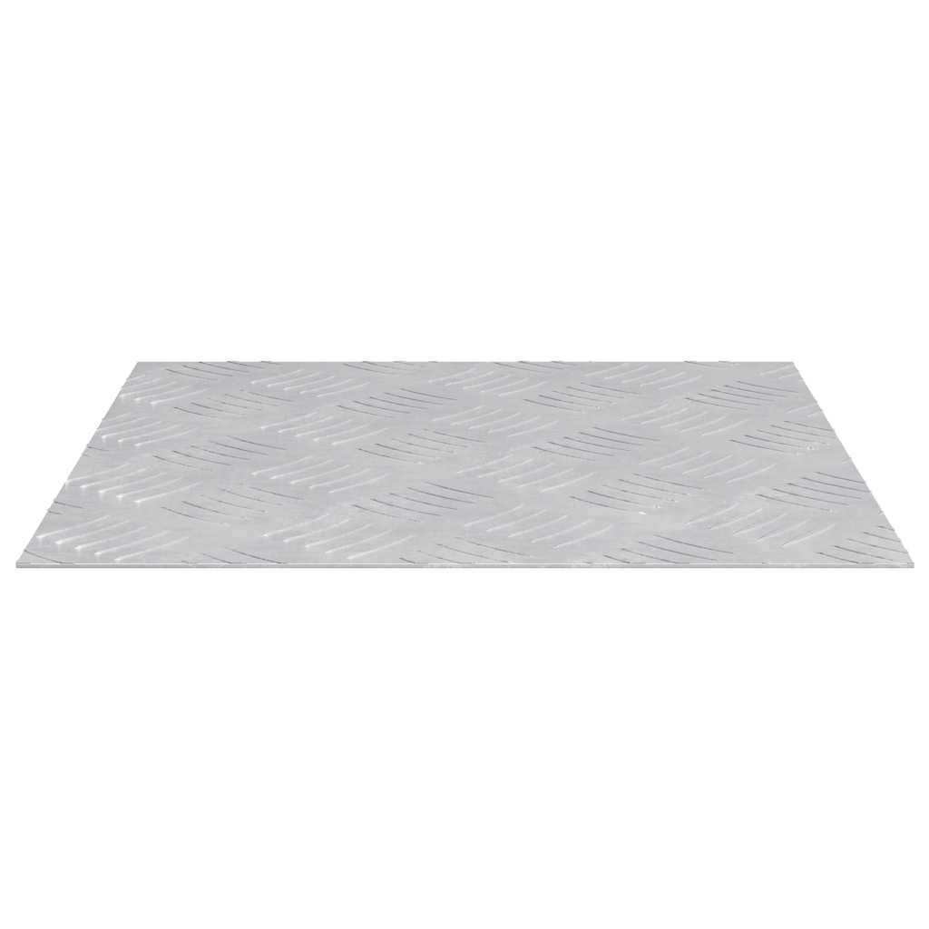 Vidaxxl Treppenstufe quadratisch 2 Stk. Silber 40 x 40 cm Aluminium