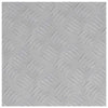 Vidaxxl Treppenstufe quadratisch 2 Stk. Silber 40 x 40 cm Aluminium