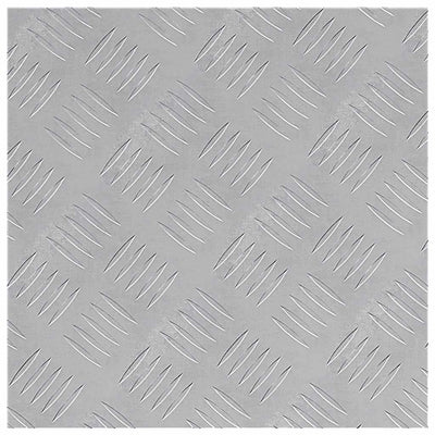 Vidaxxl Treppenstufe quadratisch 2 Stk. Silber 40 x 40 cm Aluminium