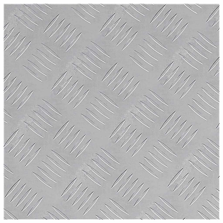 Vidaxxl Treppenstufe quadratisch 2 Stk. Silber 40 x 40 cm Aluminium