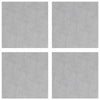 Vidaxxl Treppenstufe quadratisch 4 Stk. Silber 40 x 40 cm Aluminium