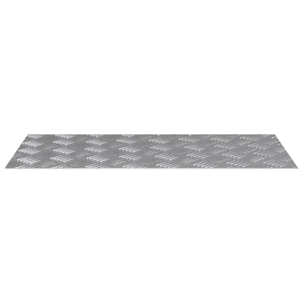 Vidaxx Treppenstufe rechteckig 2 Stk. Silber 80 x 40 cm Aluminium