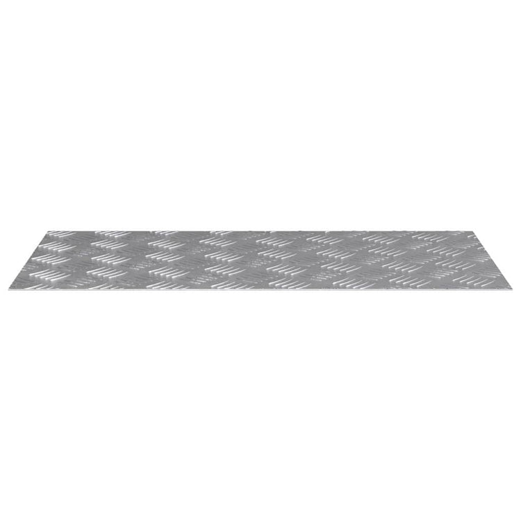Vidaxx Treppenstufe rechteckig 2 Stk. Silber 80 x 40 cm Aluminium