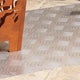 Vidaxx Treppenstufe rechteckig 4 Stk. Silber 90 x 40 cm Aluminium