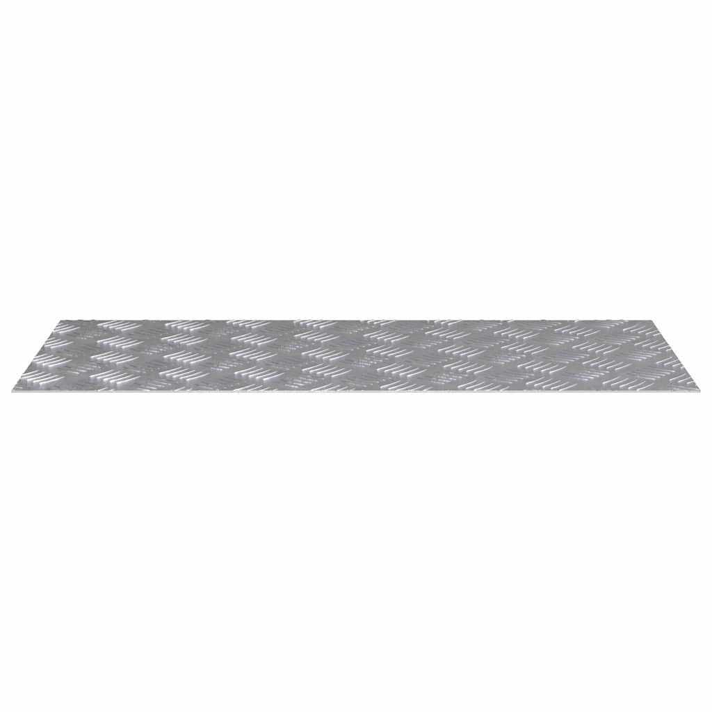 Vidaxx Treppenstufe rechteckig 4 Stk. Silber 90 x 40 cm Aluminium