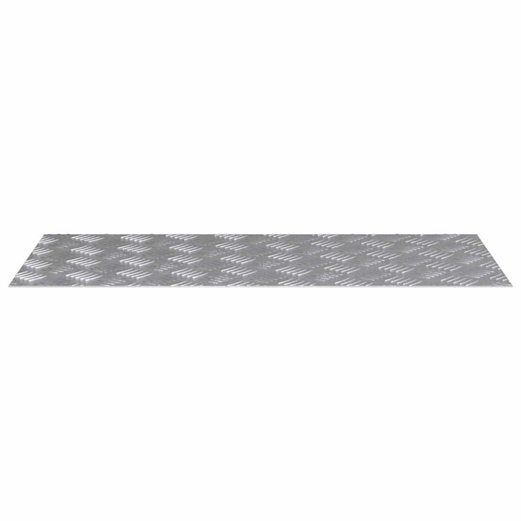 Vidaxx Treppenstufe rechteckig 4 Stk. Silber 90 x 40 cm Aluminium