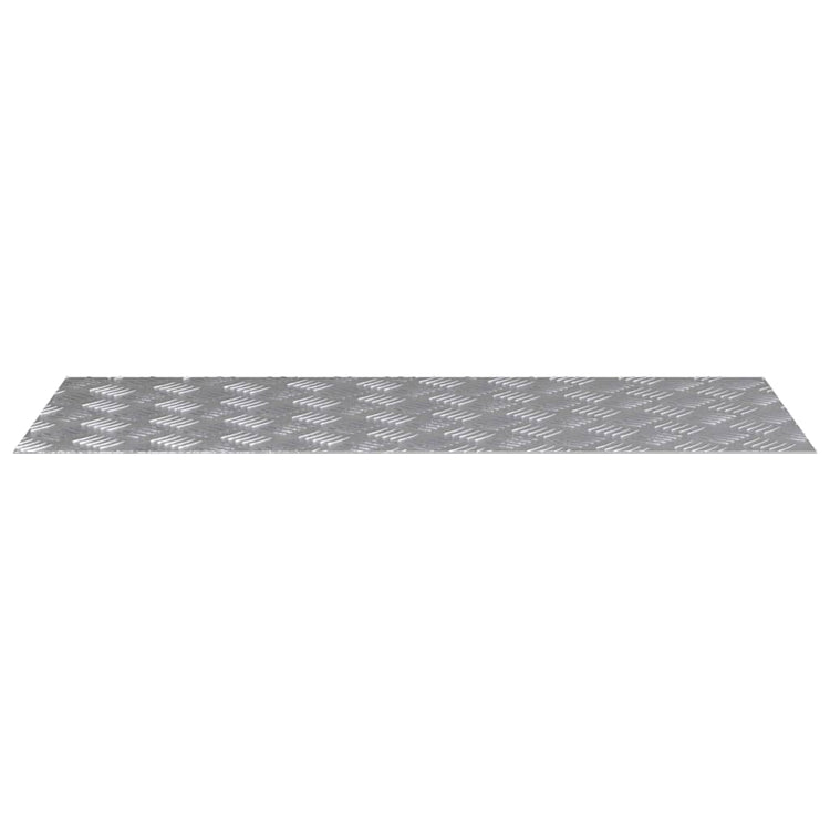 VidaXL Treppenstufe rechteckig 2 Stk. Silber 100 x 40 cm Aluminium