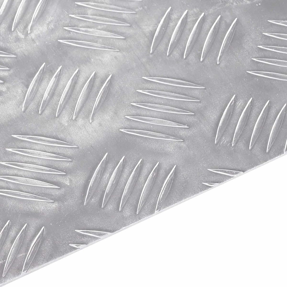 VidaXL Treppenstufe rechteckig 2 Stk. Silber 60 x 50 cm Aluminium