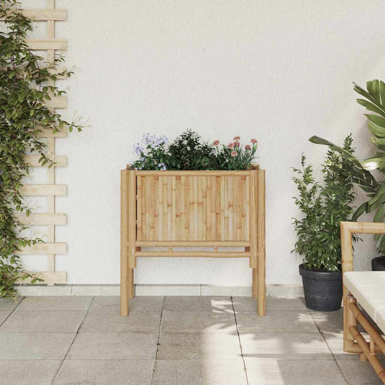 Vidaxx Hochbeet braun 70 x 35 x 70 cm Bambus