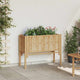 Vidaxx Hochbeet braun 90 x 35 x 70 cm Bambus