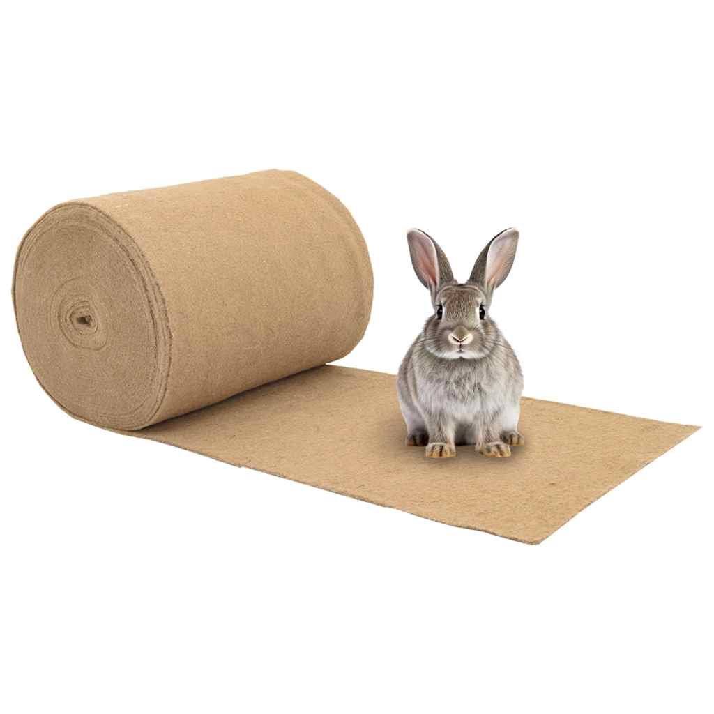 Vidaxxl Hanfmatte für Nagetiere 0,5x25 m 5 mm