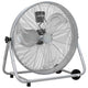 Vidaxx Trommelventilator mit Rad Silber 73 x 42 x 70 cm Aluminium