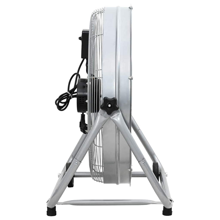 Vidaxx Trommelventilator mit Rad Silber 73 x 42 x 70 cm Aluminium