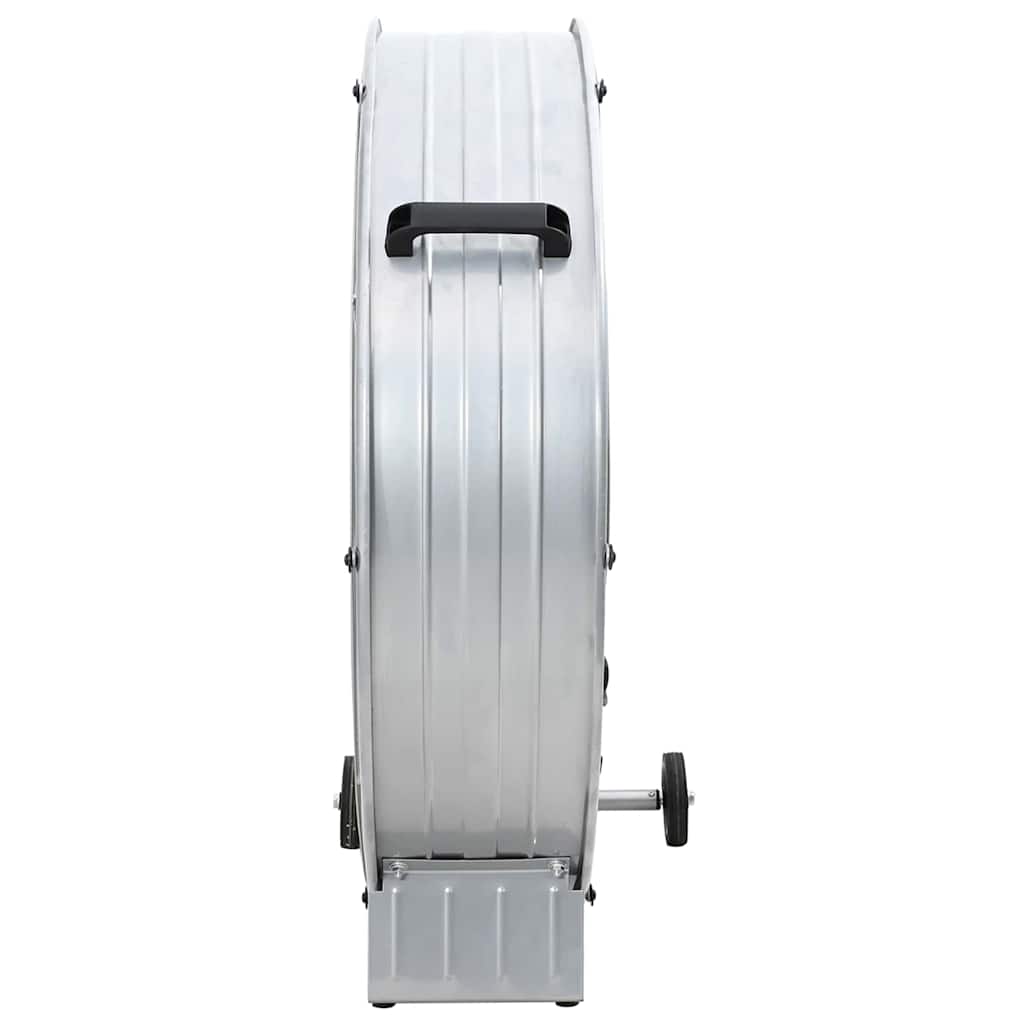 Vidaxx Trommelventilator mit Rad Silber 79 x 37 x 82 cm Aluminium