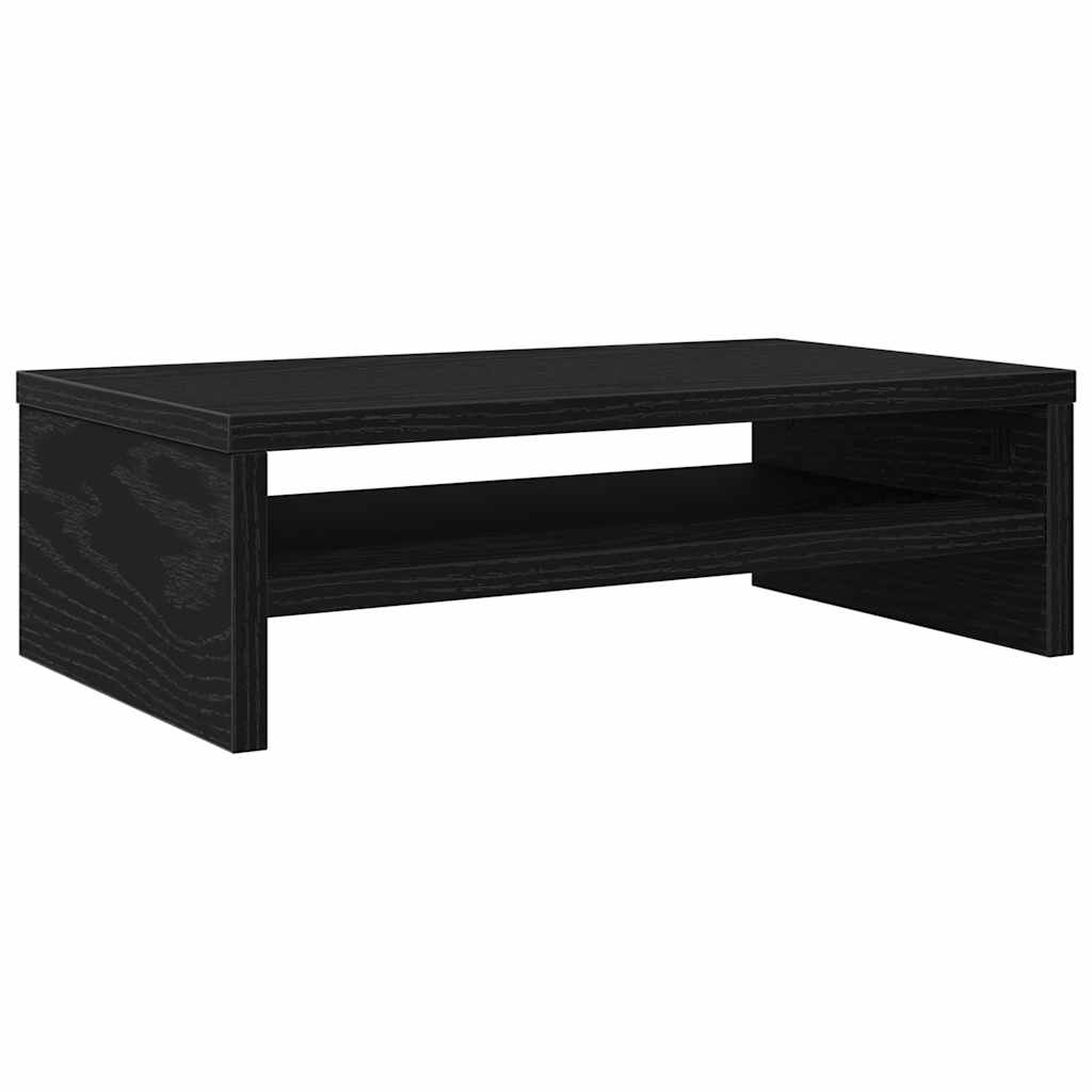 VidaXL Monitorständer aus schwarzer Eiche, 42 x 24 x 13 cm, Holzwerkstoff