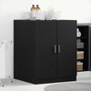 Vidaxx Waschmaschinenschrank mit Stauraum Eiche schwarz 70,5 x 71,5 x 91,5 cm