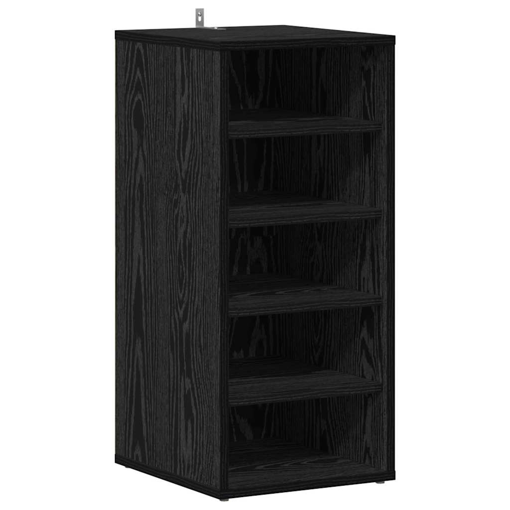 Vidaxx Schuhschrank mit Regal schwarz Eiche 32 x 35 x 70 cm Holzwerkstoff