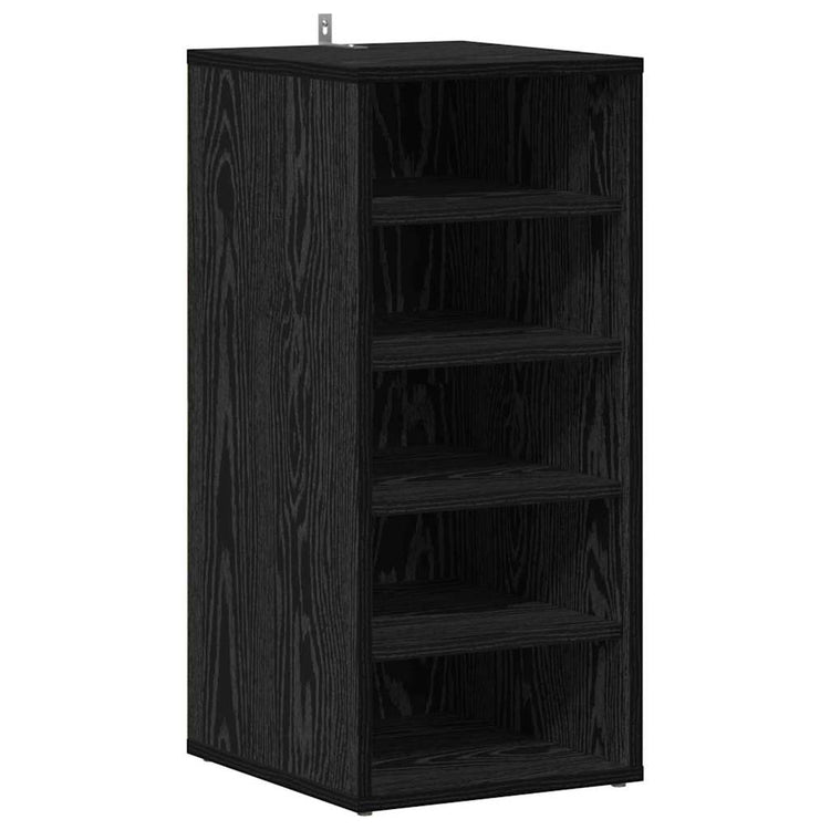 Vidaxx Schuhschrank mit Regal schwarz Eiche 32 x 35 x 70 cm Holzwerkstoff