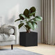 Vidaxx Blumentopfkasten Eiche schwarz 40 x 38,5 x 40 cm fertiges Holz