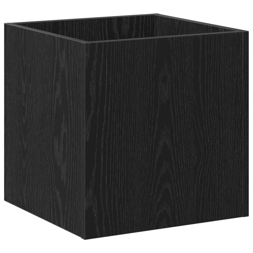 Vidaxx Blumentopfkasten Eiche schwarz 40 x 38,5 x 40 cm fertiges Holz