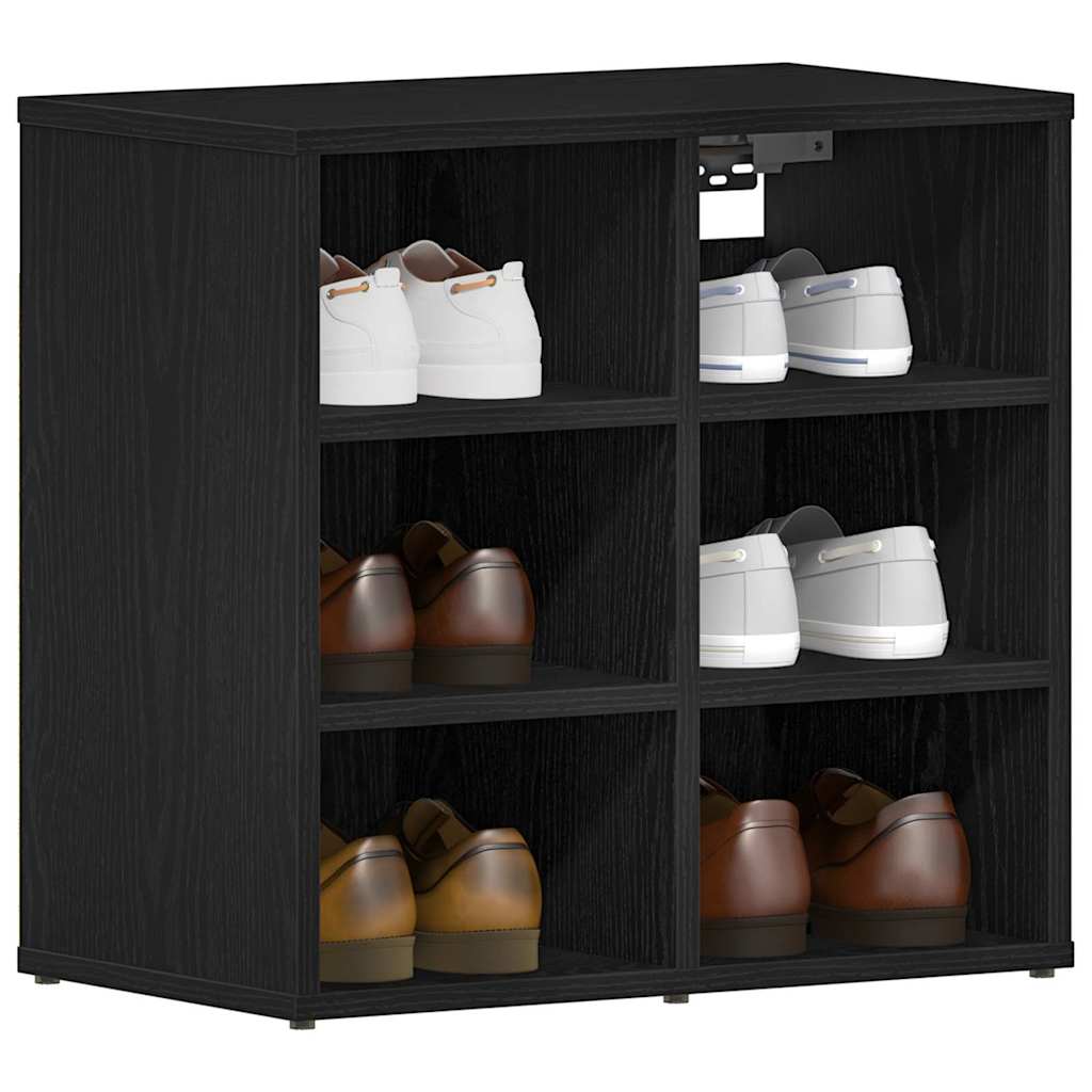 Vidaxx Schuhschrank 2 Stk. Schwarze Eiche 52 x 30 x 50,5 cm Holzwerkstoff