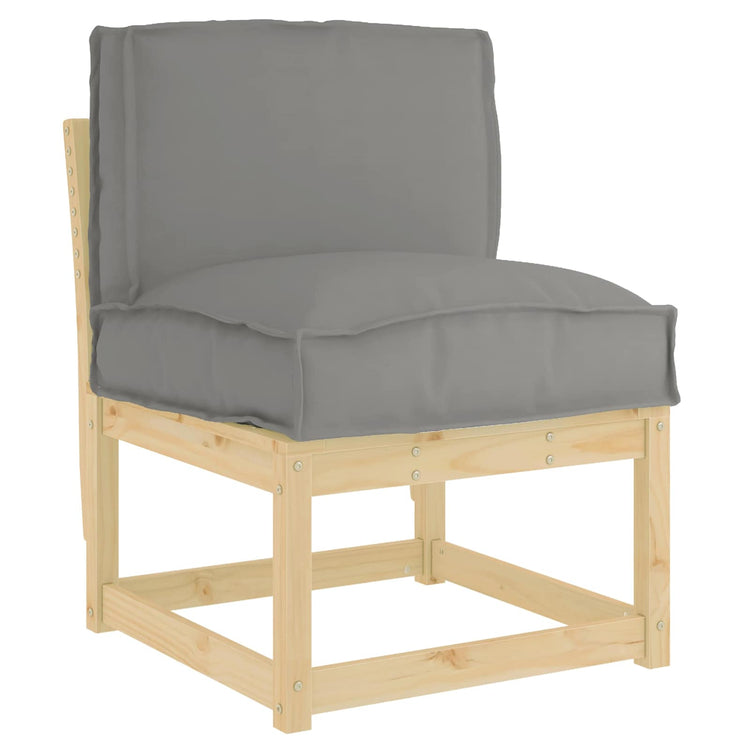 Vidaxx Kissen grau 50 x 40 x 12 cm Oxford-Stoff