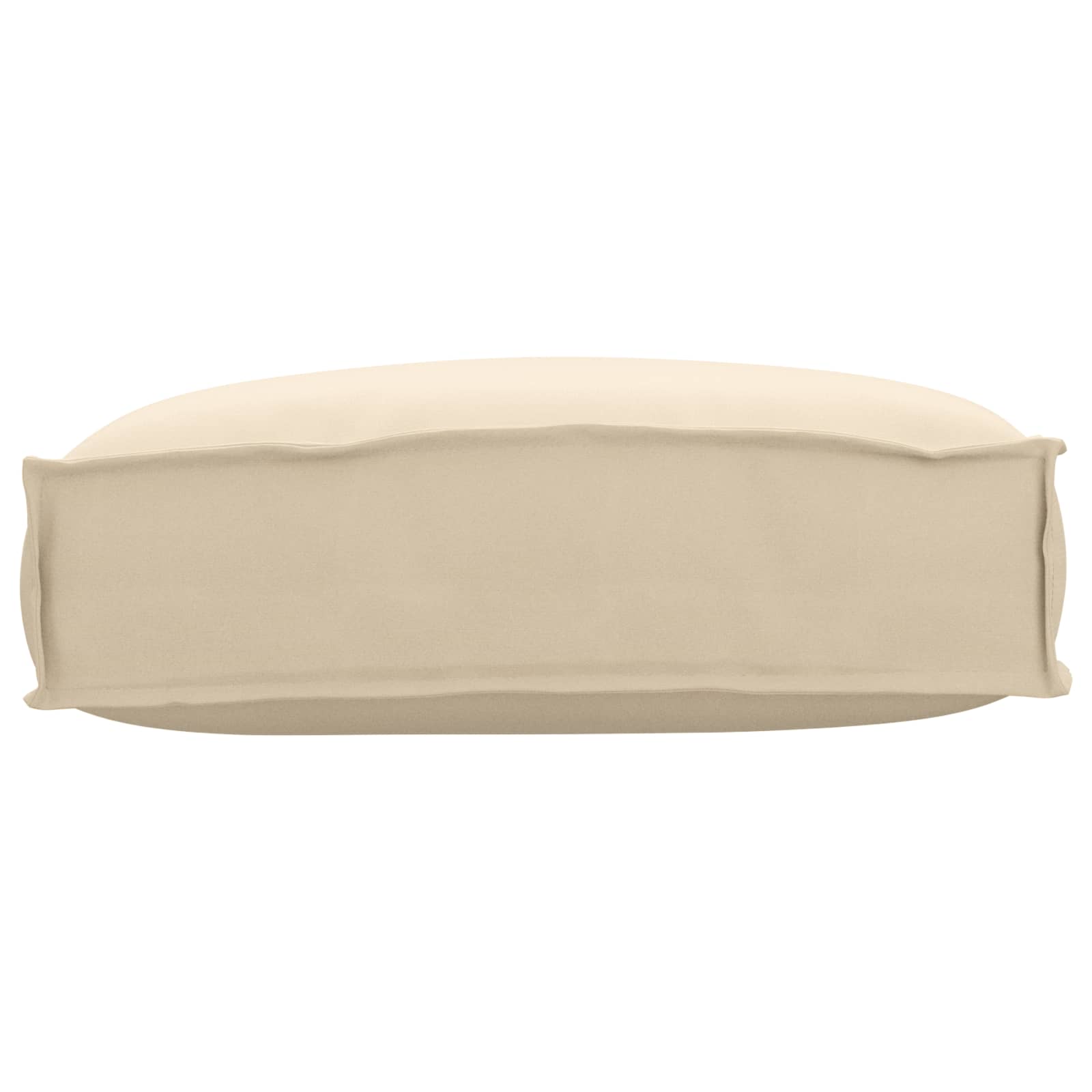 Vidaxl Kissen beige 50 x 40 x 12 cm Oxford-Stoff