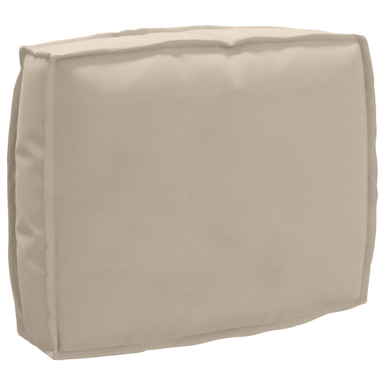 VidaXL Kissen Taupe 50 x 40 x 12 cm Oxford-Stoff