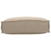 VidaXL Kissen Taupe 50 x 40 x 12 cm Oxford-Stoff